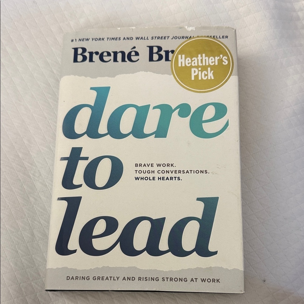'Dare to Lead' Book - White and Blue Cover